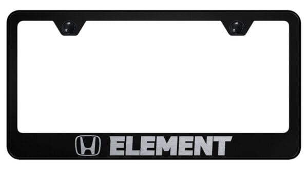 Honda Element Laser Etched Logo Stainless Steel License Plate Frame