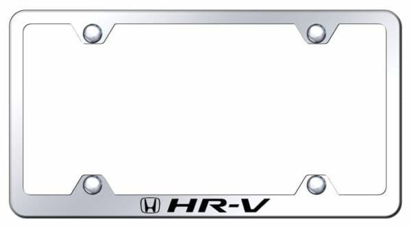 Honda Hr-V Mirrored Chrome Stainless Steel License Plate Frame