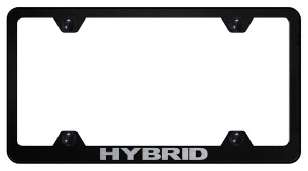 Honda Hybrid Laser Etched Stainless Steel Wide Body License Plate Frame