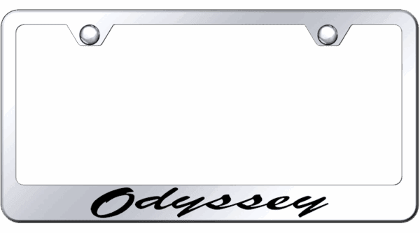 Honda Odyssey Etched Script Logo Chrome License Plate Frame Official Licensed