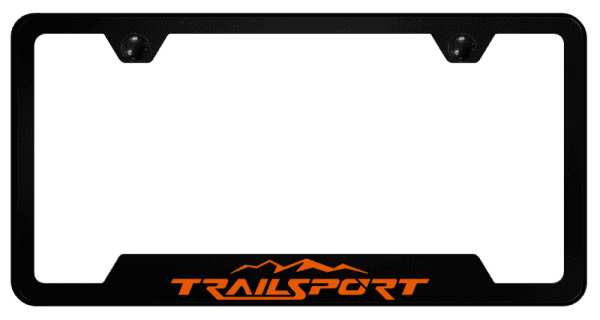 Honda TrailSport Logo Polycarbonate Notched License Plate Frame Official License
