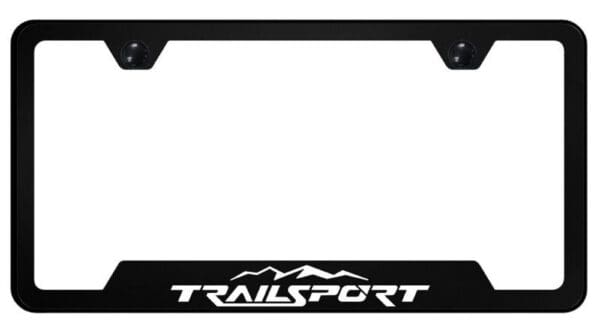 Honda TrailSport Polycarbonate Notched License Plate Frame