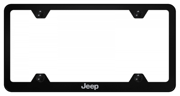 Jeep Laser Etched Wide Body License Plate Frame Official Licensed