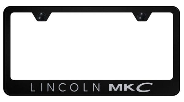 Lincoln MKC Laser Etched Logo Stainless Steel License Plate Frame