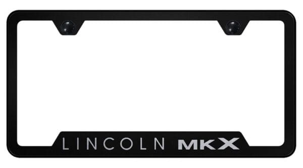 Lincoln MKX Laser Etched Logo Cut-Out License Plate Frame