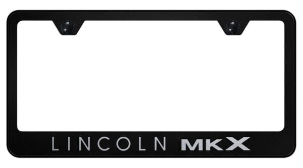 Lincoln MKX Laser Etched Logo Stainless Steel License Plate Frame