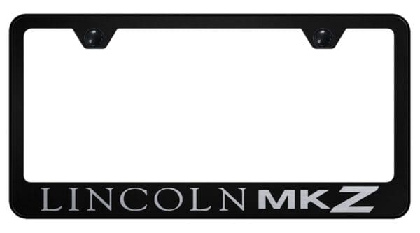 Lincoln MKZ Laser Etched Logo Stainless Steel License Plate Frame