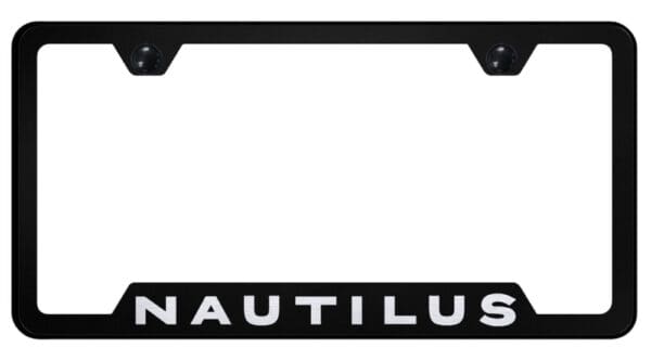 Lincoln Nautilus Laser Etched Logo Cut-Out License Plate Frame
