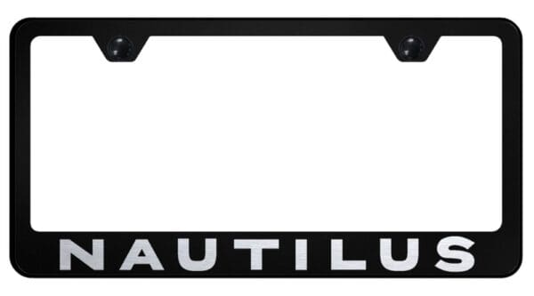 Lincoln Nautilus Laser Etched Logo Stainless Steel License Plate Frame