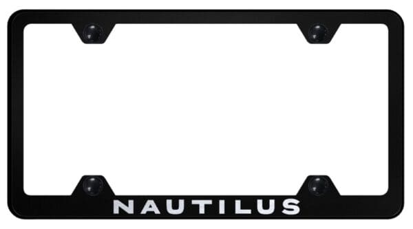 Lincoln Nautilus Laser Etched Logo Wide Body License Plate Frame