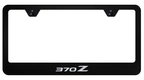 Nissan 370Z Laser Etched Logo Stainless Steel License Plate Frame