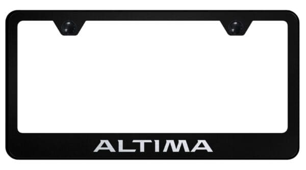 Nissan Altima Laser Etched Logo Stainless Steel License Plate Frame