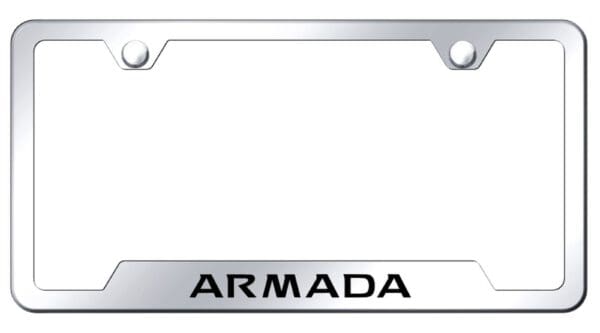 Nissan Armada License Plate Frame (Chrome)