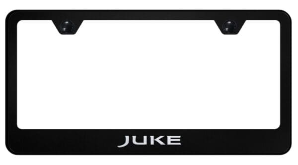 Nissan Juke Laser Etched Logo Stainless Steel License Plate Frame