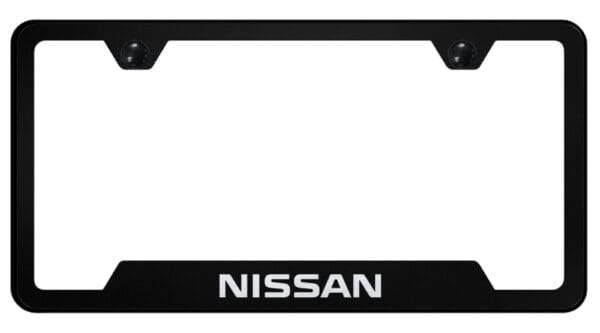 Nissan License Plate Frame (Black)