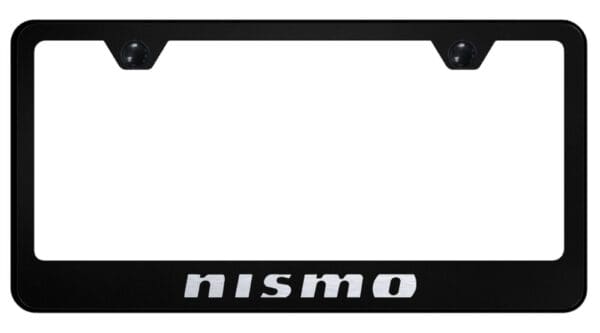 Nissan Nismo Laser Etched Logo Stainless Steel License Plate Frame