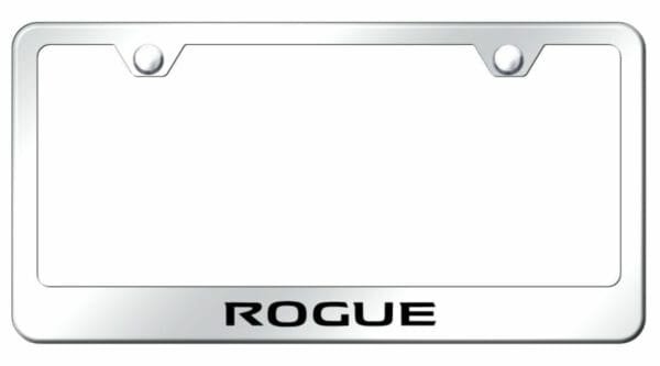 Nissan Rogue Mirrored Chrome Stainless Steel License Plate Frame