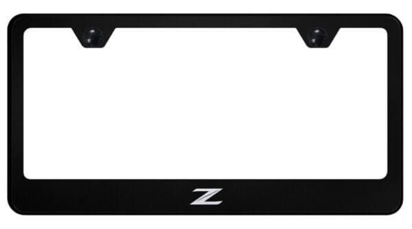 Nissan Z Laser Etched Logo Stainless Steel License Plate Frame