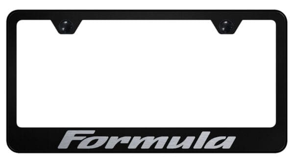 Pontiac Formula Laser Etched Logo Stainless Steel License Plate Frame