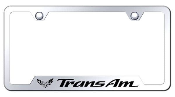 Pontiac Trans License Plate Frame (Chrome)