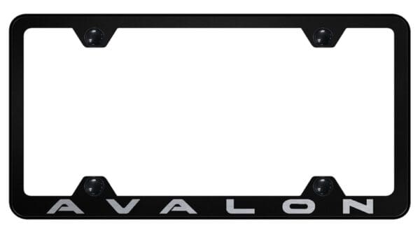 Toyota Avalon Laser Etched Logo Wide Body License Plate Frame
