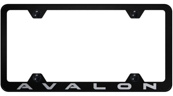 Toyota Avalon Laser Etched Logo Wide Body License Plate Frame