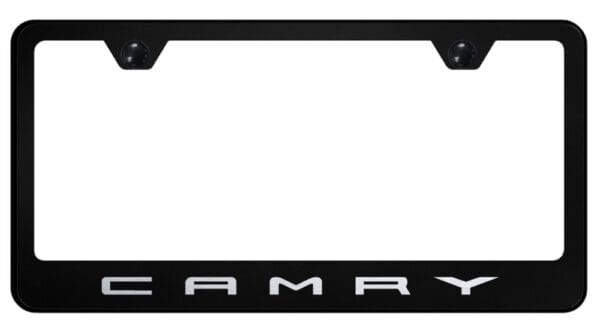 Toyota Camry Laser Etched Logo License Plate Frame