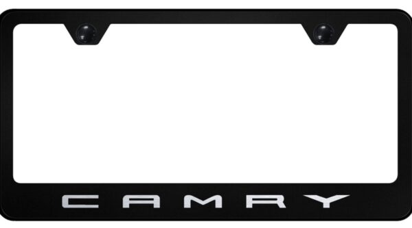 Toyota Camry Laser Etched Logo License Plate Frame