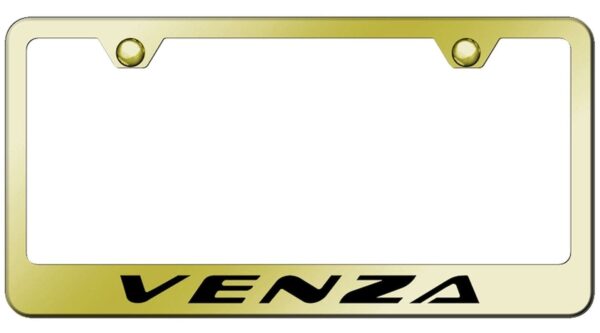 Toyota Venza Laser Etched Logo License Plate Frame